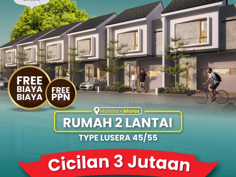 Lagoosi Village Tipe 45 Mandai Maros