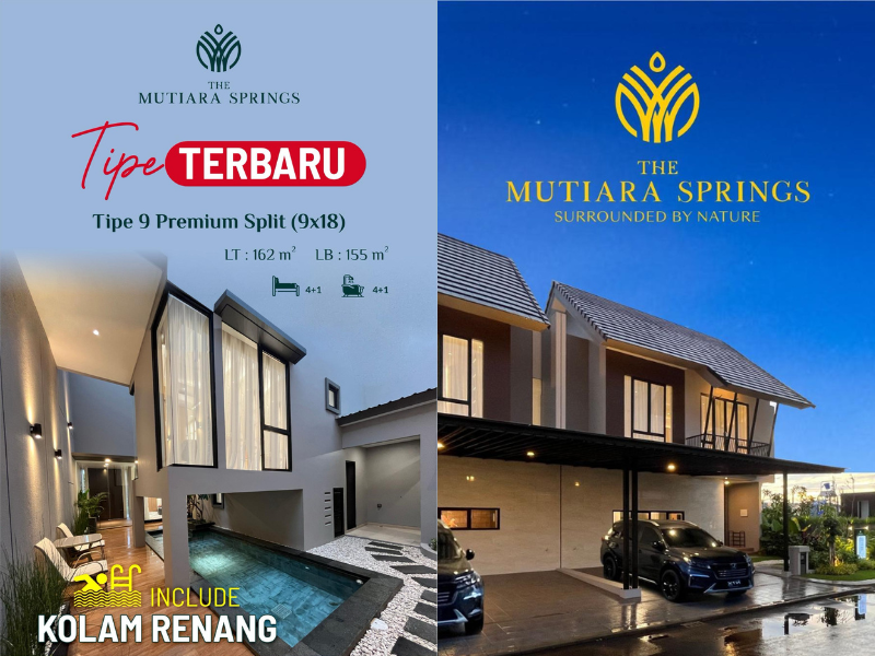 RUMAH DENGAN KOLAM RENANG